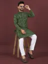 Multicolour Sequin Embroidered Kurta Set