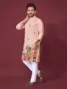 Daaman Men’s Crochet Embroidered Kurta Set