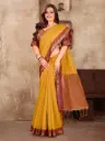 Elegant Linen Silk Saree