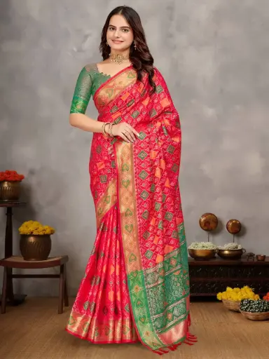 Jacquard Weaving Silk Saree